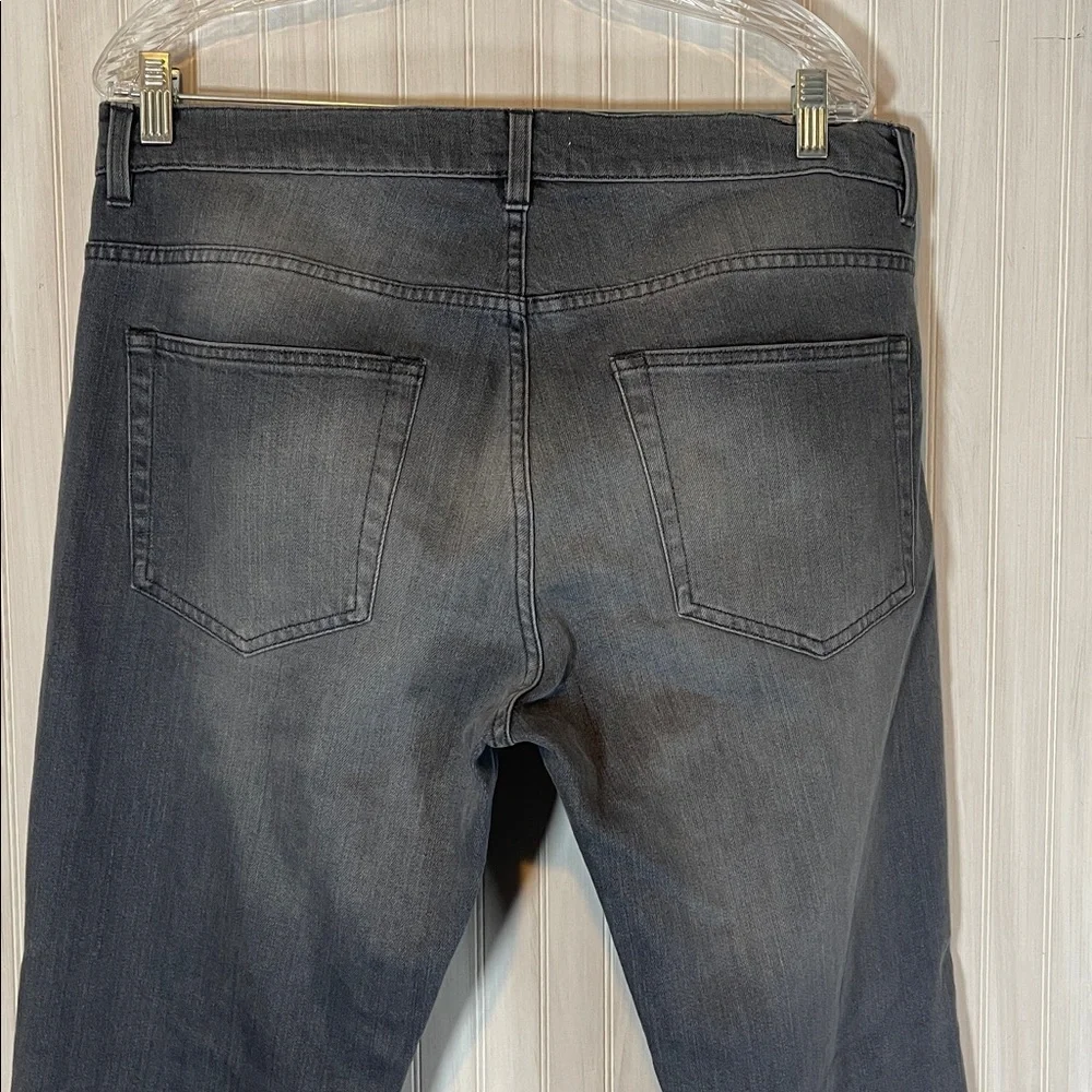 ACNE STUDIOS GRAY BUTTON FLY ROC CRAB DENIM JEANS 36/34
